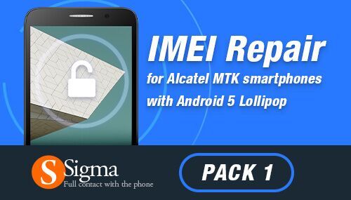 IMEI Repair for Alcatel MTK smartphones