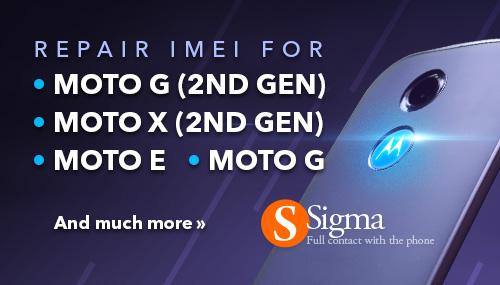 Repair IMEI for MOTO G 2nd gen, MOTO X 2nd gen and MOTO E
