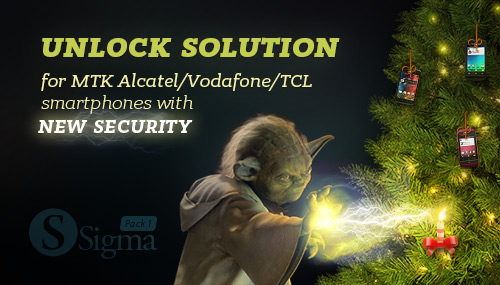 Desbloqueio Yoda de smartphones MTK Alcatel, Vodafone, TCL 